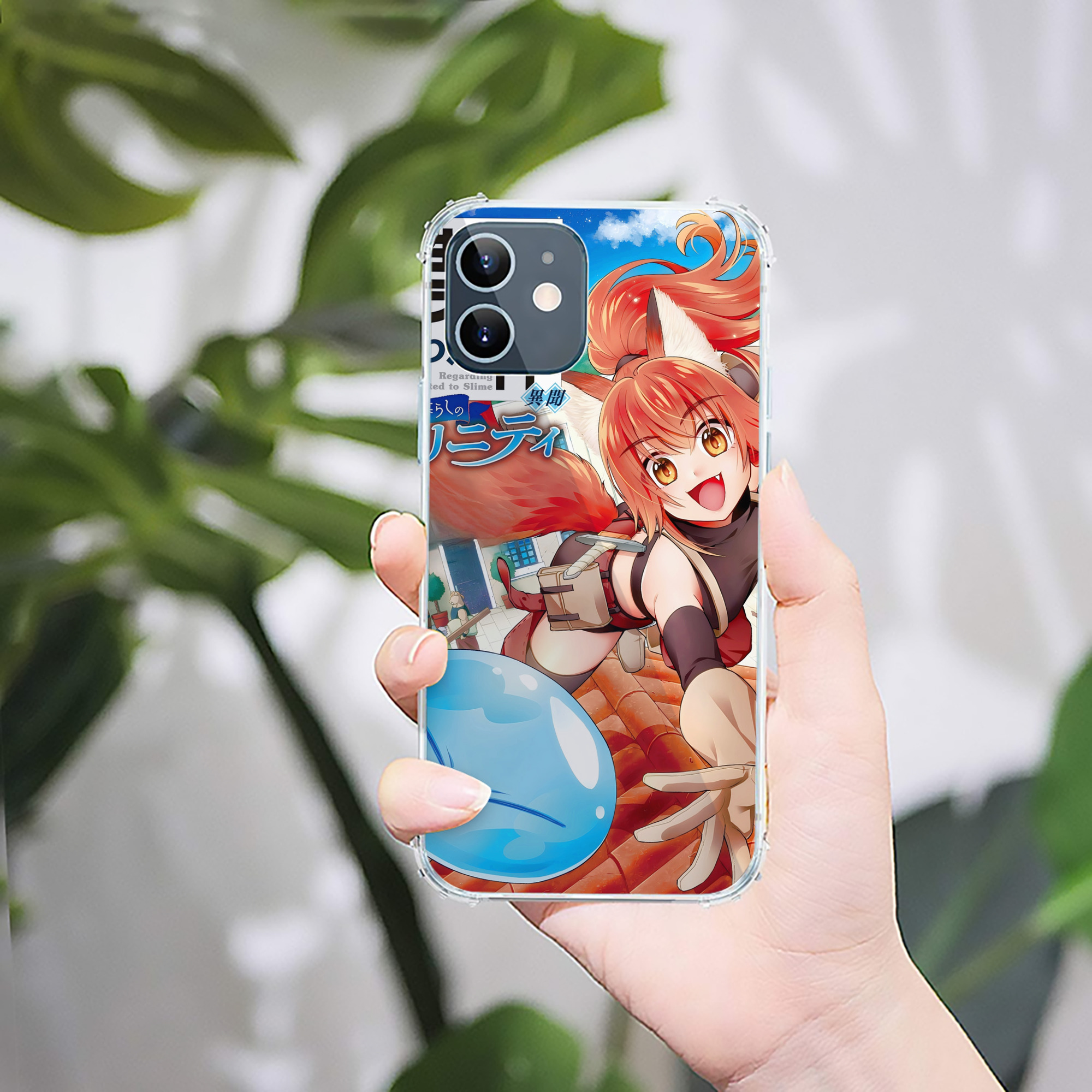 （画像用） 転スラ Regarding Reincarnated to Slime 【iPhone 12シリーズ対応】透明スマホケース（クリアソフトケース）